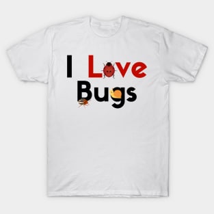 I Love Bugs T-Shirt